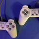 The original PlayStation’s controller (L) and the PlayStation Classic’s.